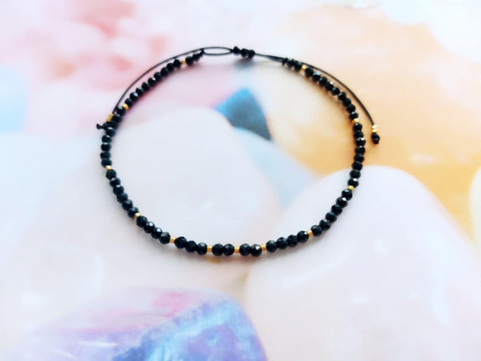 Brățară de picior cu inserții aurii/argintii [1]