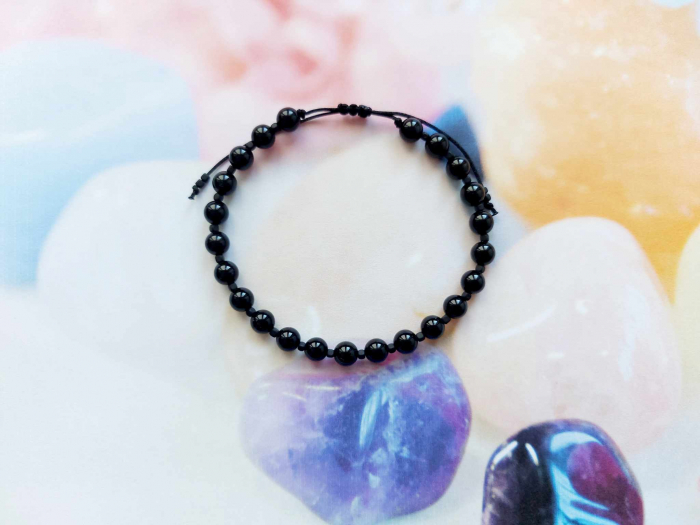 Brațără handmade unisex cu Onix și Hematit [2]