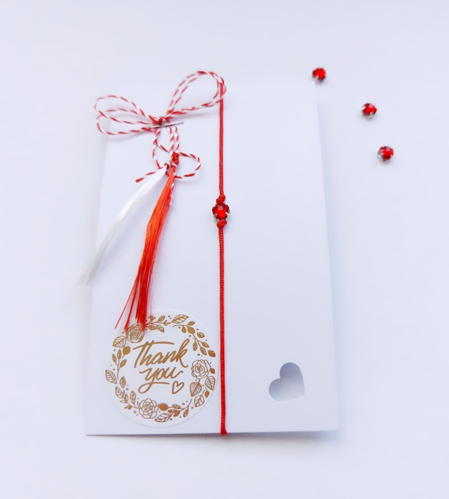 Brățară mărțișor cu element Swarovski aurore boreale [5]