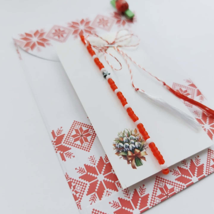 Brățară mărțișor cu hematit și mărgele toho de 3 mm [2]