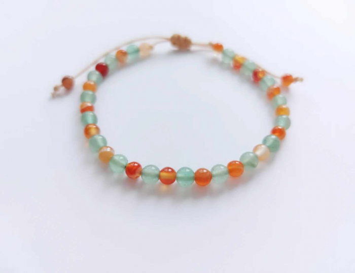 Brățară reglabilă cu Aventurin și Carneol [1]