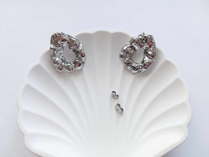 Cercei argintii GLOW 31x25 mm [2]