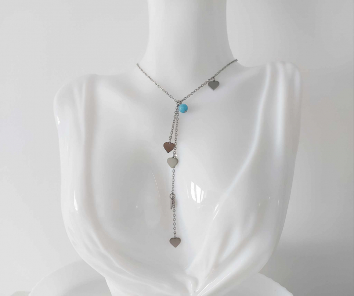 Colier 'Calm și Iubire' cu Jad acvamarin [3]