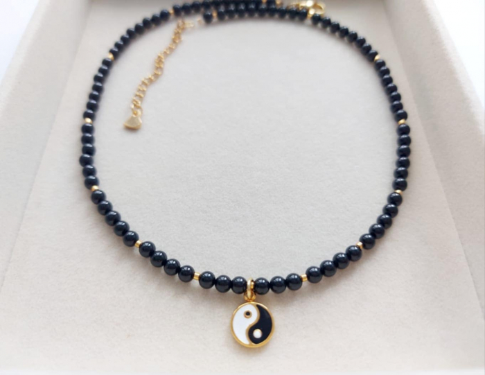 Colier cu Spinel 'Golden Touch' [2]