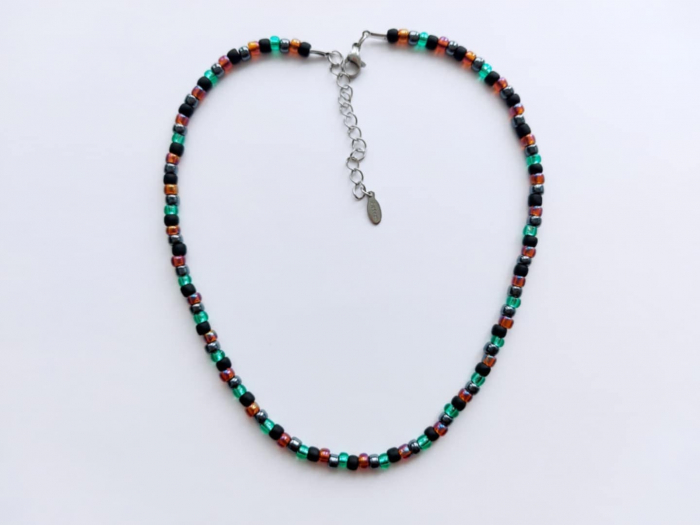 Colier 'Picături de verde' [3]