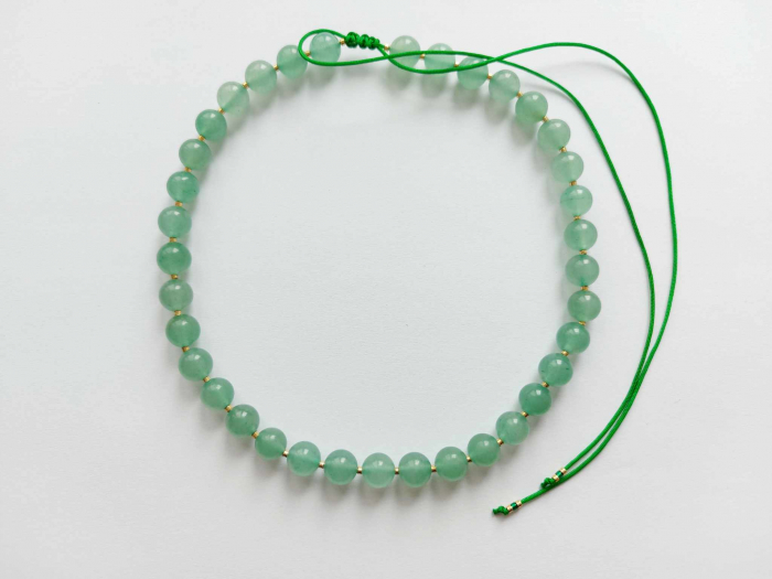 Colier reglabil cu Aventurin și Miyuki [3]