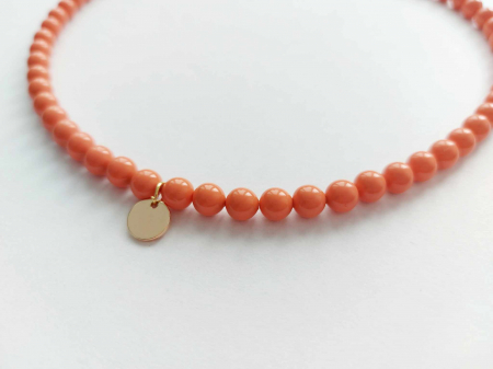 Colier unicat cu elemente Swarovski Coral Cristal [1]