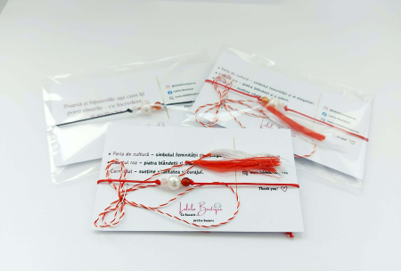 Brățara echilibrului interior - Perlă de cultură, Cuarț roz și Carneol [2]