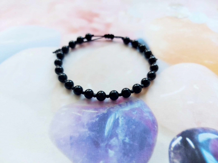 Brățări - Brațără handmade unisex cu Onix și Hematit