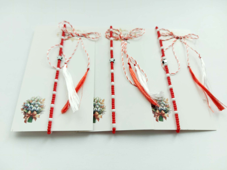 Brățară mărțișor cu hematit și mărgele toho de 3 mm și 2 mm [2]