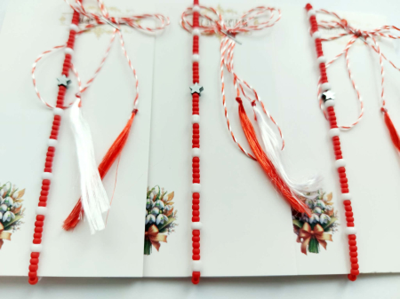 Brățară mărțișor cu hematit și mărgele toho de 3 mm și 2 mm [1]