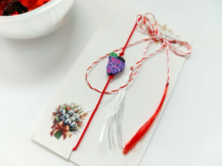 Mărțișoare - Brățară mărțișor cu mure