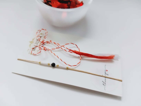 Brățară mărțișor cu onix - simbol al încrederii și protecției [2]