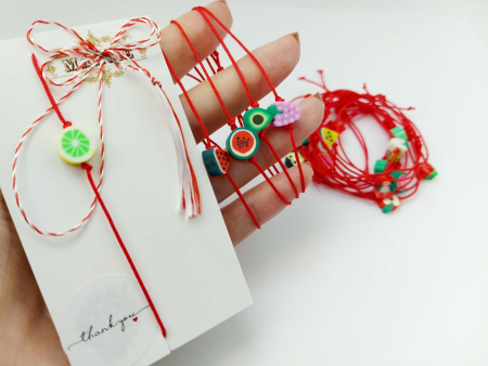 Mărțișoare - Brățară mărțișor mix fructe