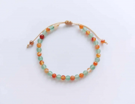 Brățară reglabilă cu Aventurin și Carneol [1]