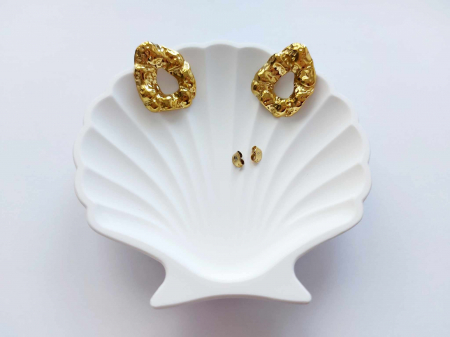 Cercei - Cercei oțel inoxidabil GLOW 31x25 mm