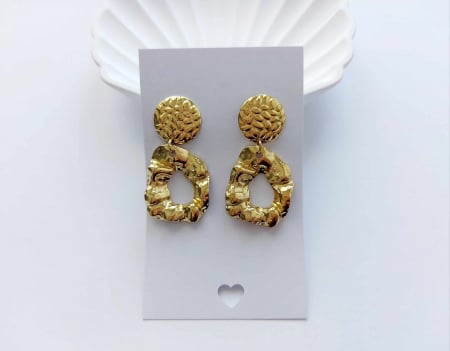 Cercei oțel inoxidabil GLOW 45x23 mm [1]