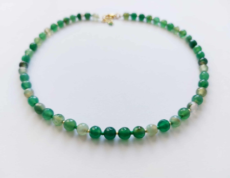 Coliere cu semnificație - Colier agat miyuki EMERA