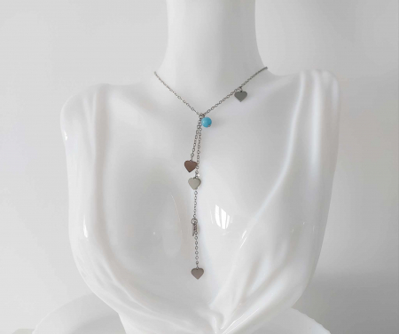 Colier 'Calm și Iubire' cu Jad acvamarin [2]