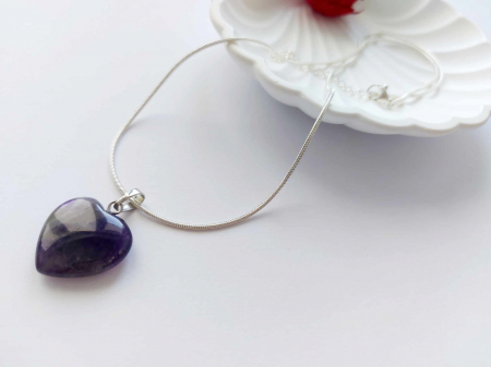 Colier cu Ametist inimioară [2]
