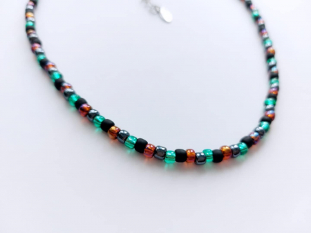 Colier 'Picături de verde' [1]