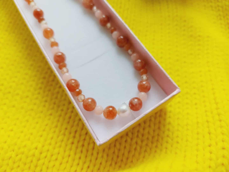 Colier 'Sclipiri de jad' - ÎNCREDERE, SIGURANȚĂ & ECHILIBRU [3]