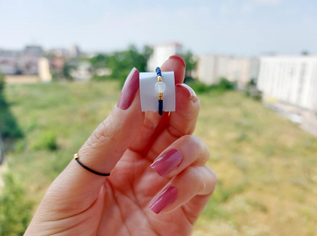 Inel cu Cuarț roz și miyuki placate cu Aur [1]