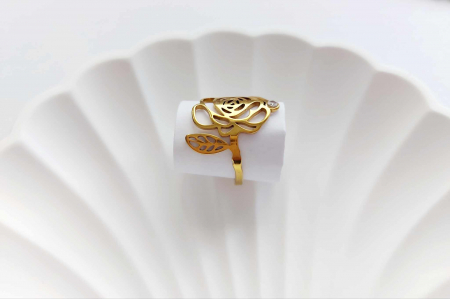 Inel oțel inoxidabil cu piatră cubic zirconia [2]