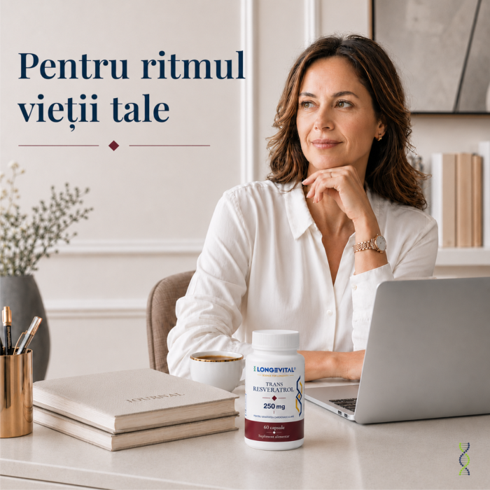 Longevital Trans-Resveratrol 250 mg 60 capsule vegetale [4]