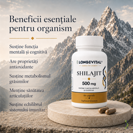 Shilajit Longevital 500 mg – 60 capsule vegetale [1]