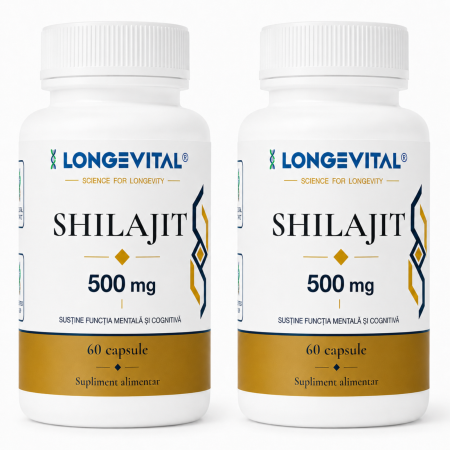 Suplimente alimentare - Shilajit Longevital Starter Pack – 2 x 60 capsule