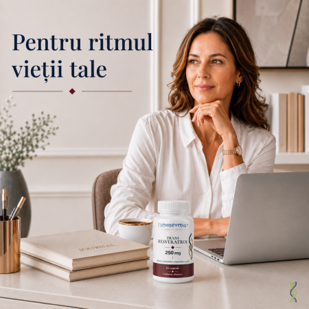 Longevital Trans-Resveratrol 250 mg 60 capsule vegetale [6]