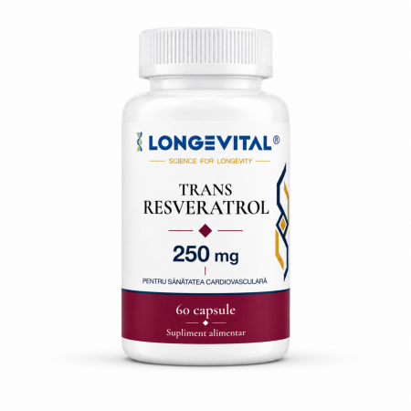 SUPLIMENTE ALIMENTARE - Longevital Trans-Resveratrol 250 mg 60 capsule vegetale supliment alimentar
