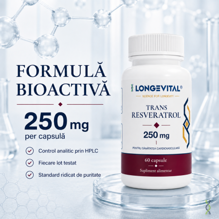 Longevital Trans-Resveratrol 250 mg 60 capsule vegetale [2]