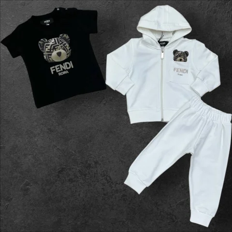 Hainute - Compleu Claws 3 Piese White