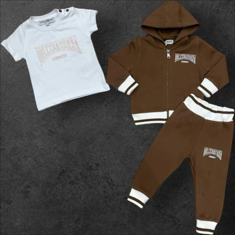 Hainute - Compleu Adam 3 Piese Brown