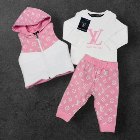 Hainute - Compleu Lew 3 Piese Pink