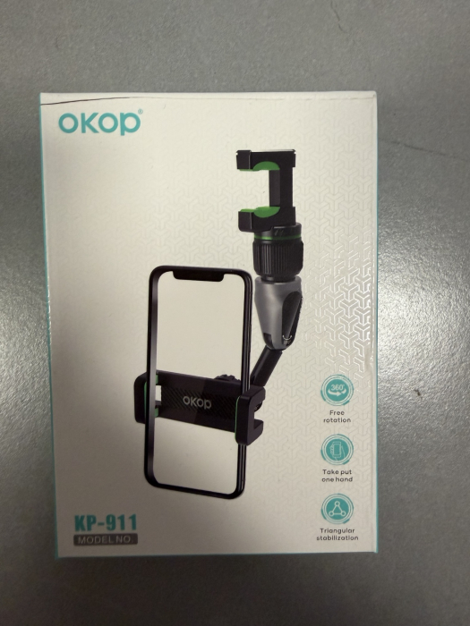 Suport telefon OKOP KP-911 montat pe oglinda retrovizoare auto [2]