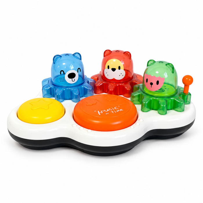 Tobă muzicală interactivă pentru bebeluși Chimstar Baby Toy Clapping Drum [2]