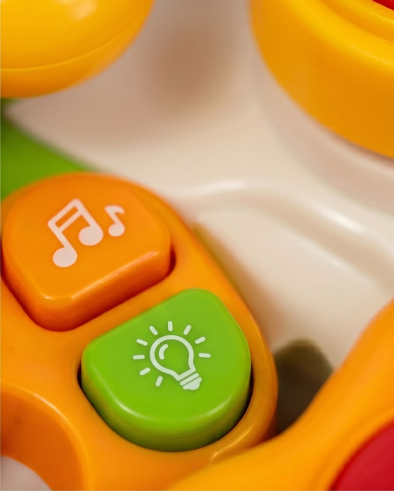 Volan interactiv muzical pentru bebeluși Chimstar Baby Toy Steering Wheel [4]
