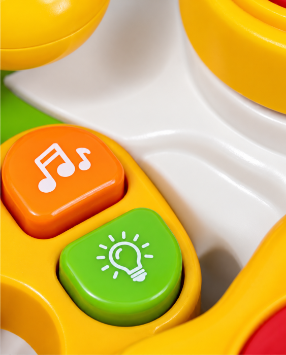 Volan interactiv muzical pentru bebeluși Chimstar Baby Toy Steering Wheel [4]