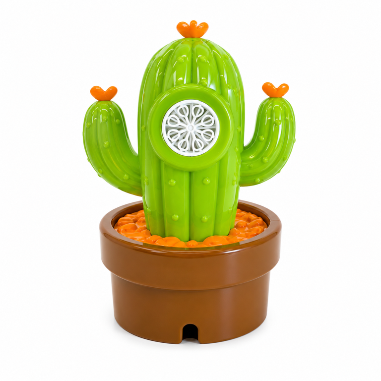 Jucarii - Aparat de făcut baloane în formă de cactus Colorful Bubbles