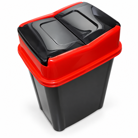 Curățenie și organizare - Coș de gunoi Belma cu două compartimente, 32 L
