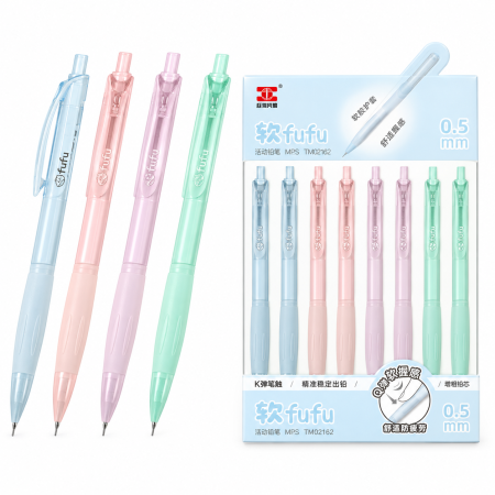 Instrumente de scris și corectură - Creion mecanic 0,5 mm TM02162, culori pastel