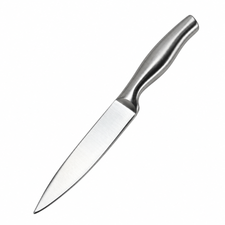 Casă, grădină si exterior - Cuțit de bucătărie din inox, mâner metalic, model 42