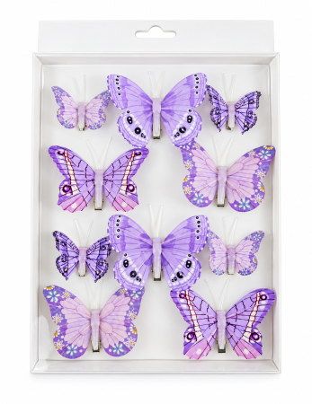 Casă, grădină si exterior - Decorațiune fluturi violet
