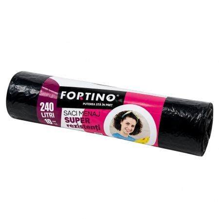 Curățenie și organizare - Fortino saci menaj 240l  10/set misavan 50110