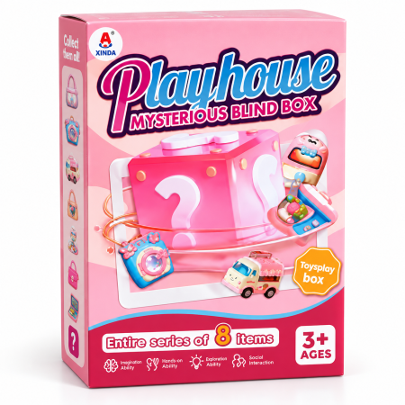 Figurine și surprize - Jucărie surpriză Sensii Playhouse Mysterious Blind Box – Mini jucărie de rol, 8 modele, 3+ ani