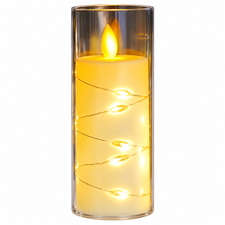 Decorațiuni - Lumanari led cu efect de flacara 5.5*15cm
