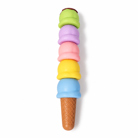 Marker evidențiator tip Înghețată – 6 culori pastel [1]